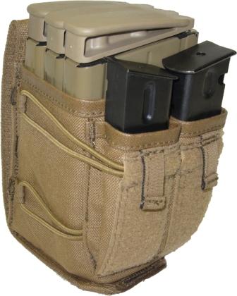 Triple SCAR Mag Pouch w/ Double 9MM Pouch