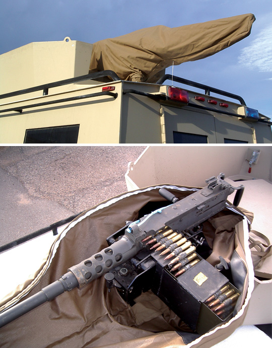 VEHICLE MOUNTED .50 CAL COVER